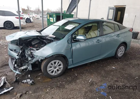 2019 Toyota Prius Le from USA, damaged, VIN JTDKARFU4K3095989